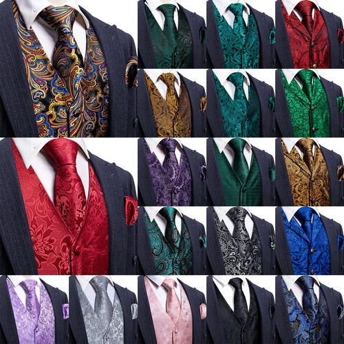 Mens paisley waistcoat tie - mens,