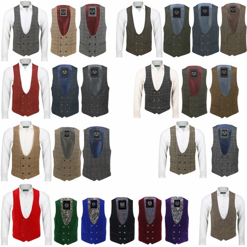 Mens waistcoat double - double, breasted