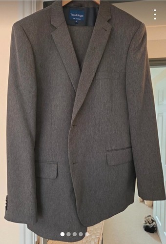 Mens grey piece suit taylor - grey,