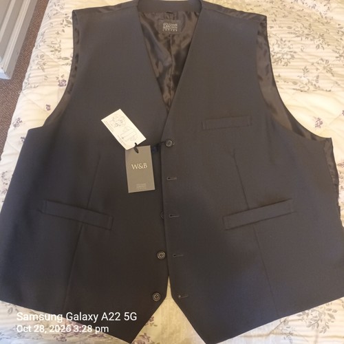 Mens dark grey waistcoat pit - mens,