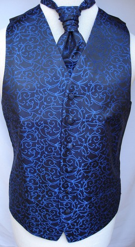 Mens brocade waistcoat with - waistcoat,