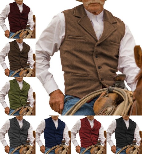 Mens tweed waistcoat - mens,