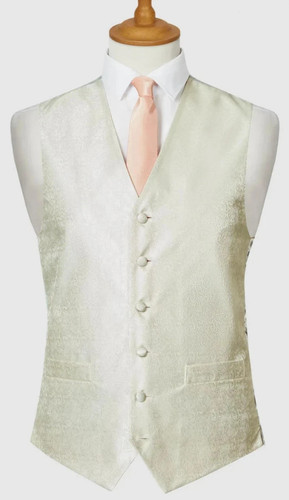 Mens ivory paisley wedding - ivory,