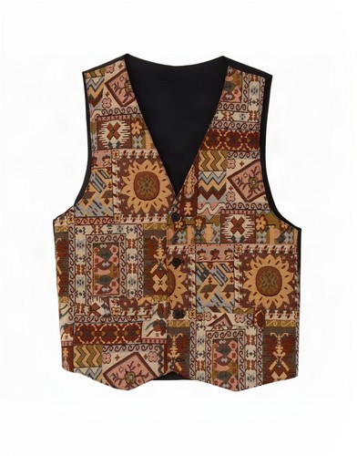 Vintage mens waistcoat medium - vintage,