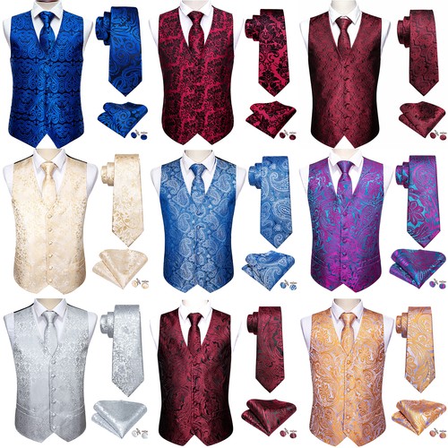Mens waistcoat paisley - mens, floral